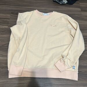 Pink Medium Fila sweater with pockets